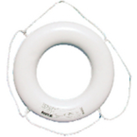 Cal-June Jim-Buoy Closed Cell Foam U.S.C.G. Approved Life Ring w Rope Molded In GW-X-20